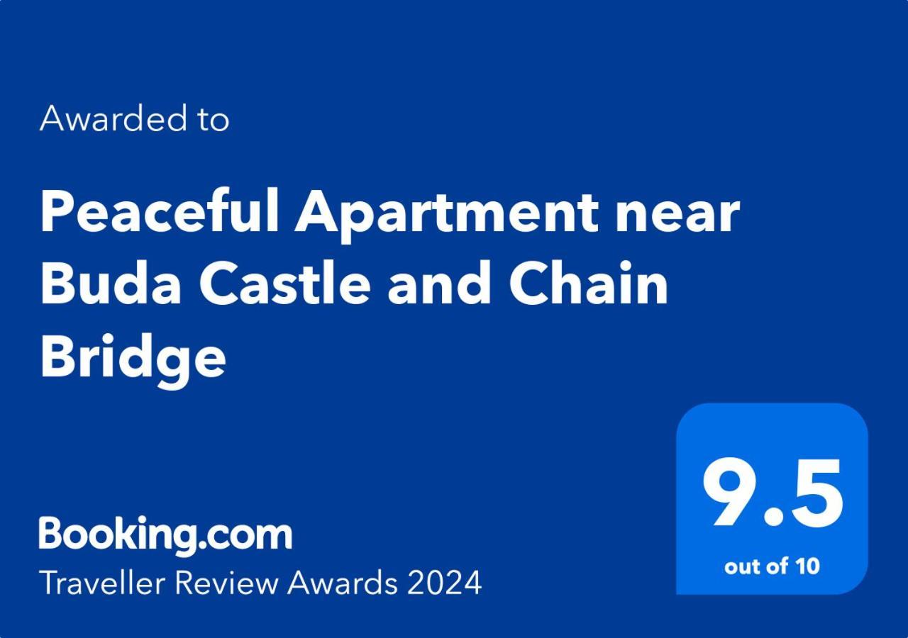 Peaceful Apartment Near Buda Castle And Chain Bridge 부다페스트 외부 사진